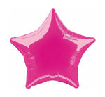 20IN HOT PINK STAR FOIL BALLOON