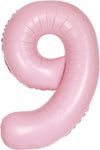 Baby Pink Number 9 Balloon - 34" Foil