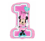 MINNIE 1ST BIRTHDAY S/SHAPE