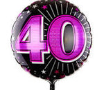 40TH BIRTHDAY  31" FOIL BALLOON