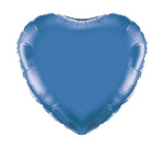 18IN BLUE HEART FOIL BALLOON