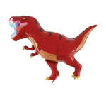 RED T REX SHAPED FOIL BALLOON