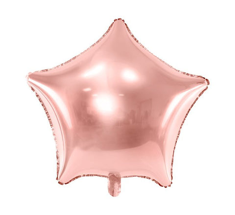 70cm ROSE GOLD STAR FOIL BALLOON