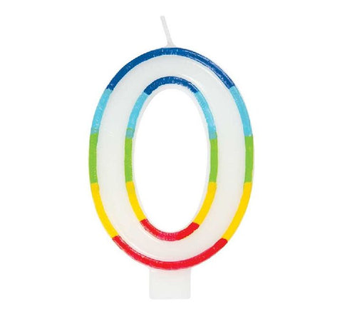 NO. 0 RAINBOW BORDER CANDLE