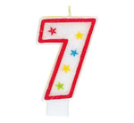 NO. 7 CANDLE WITH DECORATION