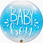 BABY BOY 22" BUBBLE  BALLOON