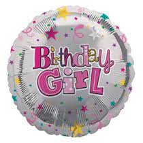 HBD GIRL PINK 18" FOIL BALLOON