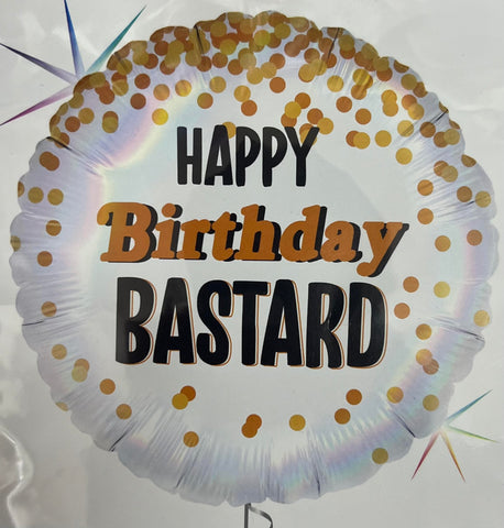 HBD BASTARD 18" FOIL BALLOON