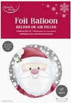 SANTA 18" FOIL BALLOON