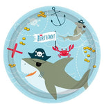 Ahoy Birthday Paper Party Plates - 23cm