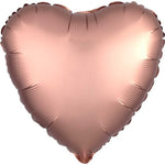 Metallic Satin Heart Foil Balloon Kit - 18"