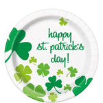 Rainbow Shamrock Paper Plates - 23cm